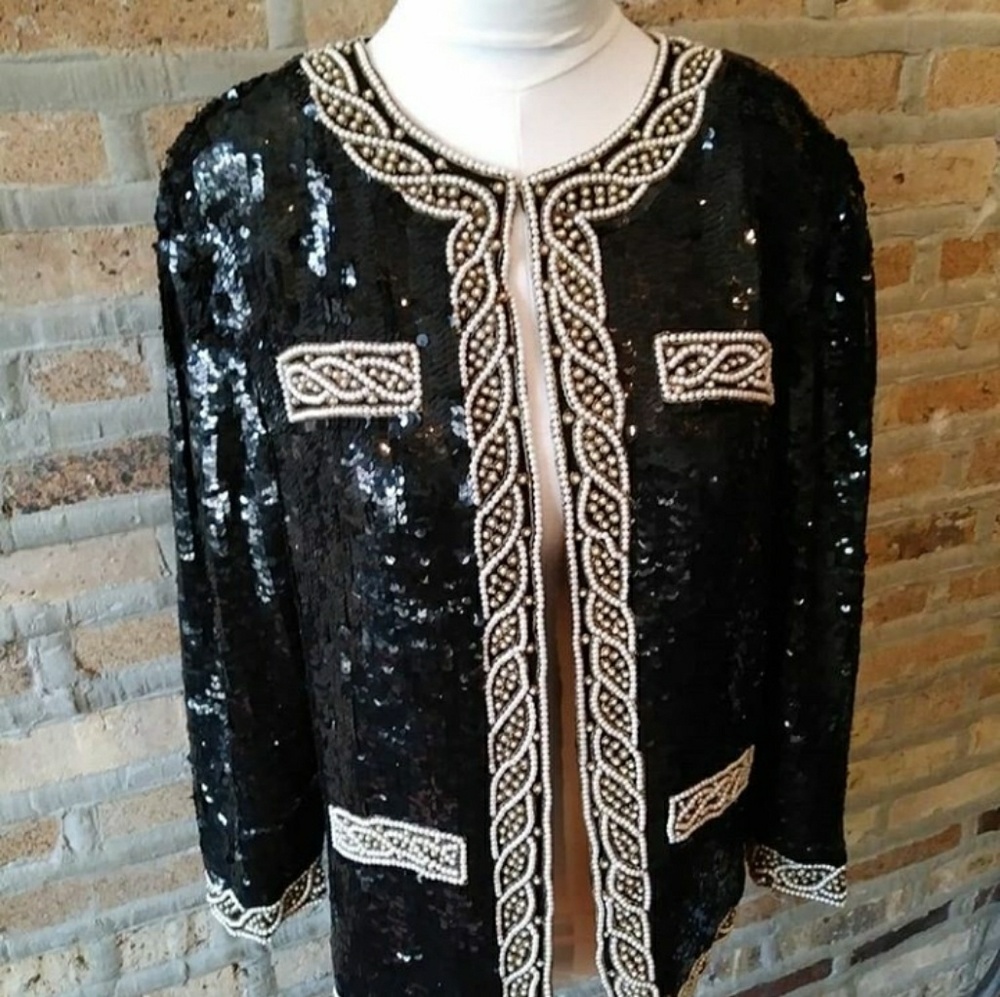 Scala Vintage sequin jacket